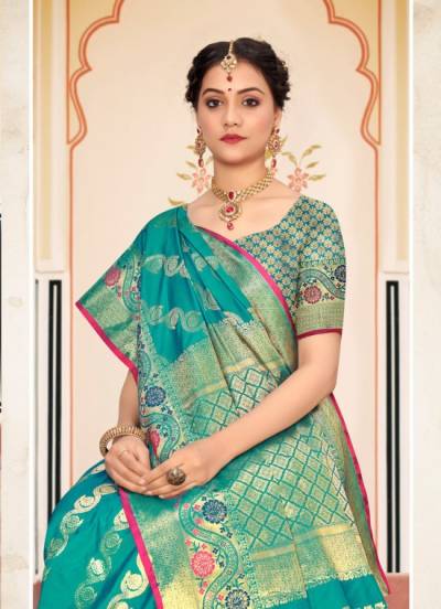 Juhi Silk BY Sangam Prints Banarasi Silk Saree Collection